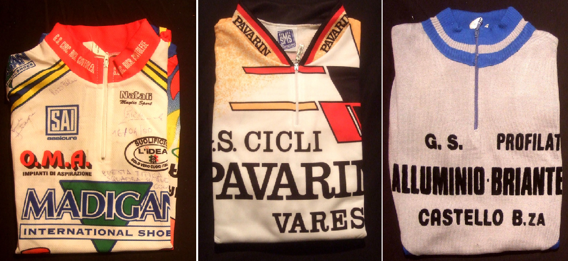 maglie donate al Santuario della Madonna del Ghisallo